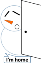 English love snowman sticker #10151584