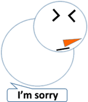 English love snowman sticker #10151594