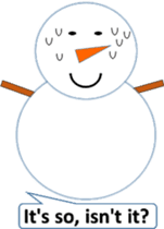 English love snowman sticker #10151605