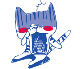 LazyLazy Cat sticker #10151646