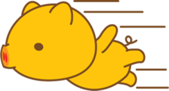 gold pig02 sticker #10152143