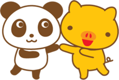 gold pig02 sticker #10152151