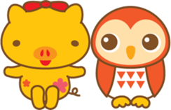 gold pig02 sticker #10152162