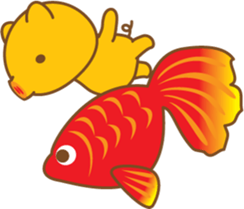 gold pig02 sticker #10152163