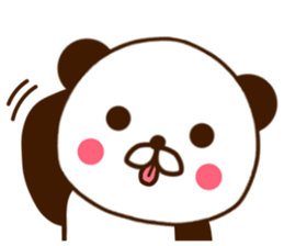 close-up Panda sticker #10152341