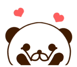 close-up Panda sticker #10152346