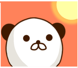 close-up Panda sticker #10152359