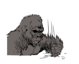just gorilla sticker #10152452