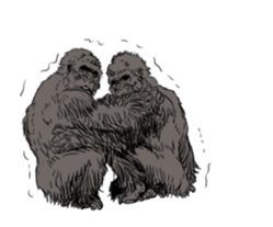 just gorilla sticker #10152454