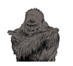 just gorilla sticker #10152467