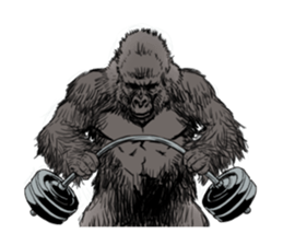 just gorilla sticker #10152475