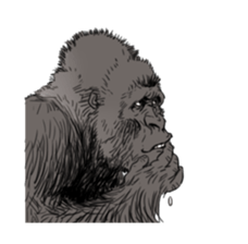 just gorilla sticker #10152477