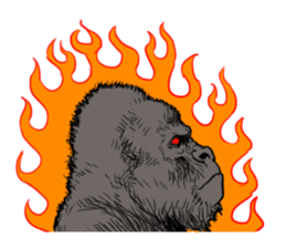 just gorilla sticker #10152479
