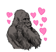 just gorilla sticker #10152484