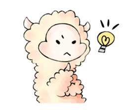 Mr.Alpaca sticker #10152513