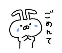 Cute rabitto sticker #10152714