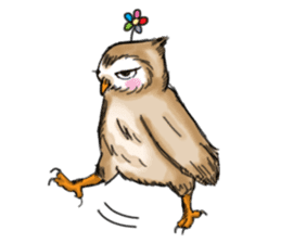 A little cute OWL 2 sticker #10153327
