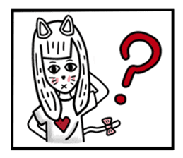 CAT GIRLFRIEND sticker #10153412