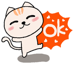 Chocolate Cat & Cream cat sticker #10153619