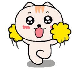 Chocolate Cat & Cream cat sticker #10153641