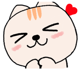 Chocolate Cat & Cream cat sticker #10153646