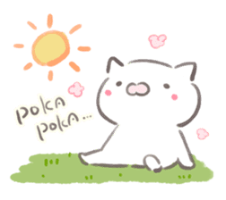 spring cat sticker #10153748