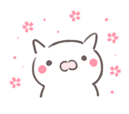 spring cat sticker #10153755