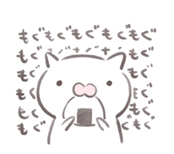 spring cat sticker #10153762