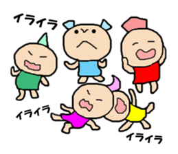 Playful dwarf sticker #10153794