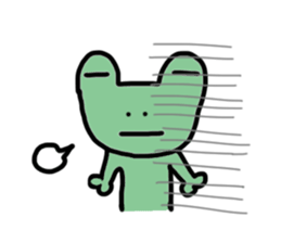 DOG AND FROG sticker #10153939