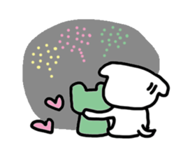 DOG AND FROG sticker #10153942