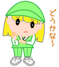 Japanese caddie named Candy 2 sticker #10154000