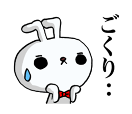 The rabbit which swelled up 3! sticker #10154067