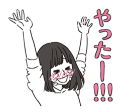 a lovesick girl sticker #10154460