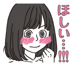 a lovesick girl sticker #10154464