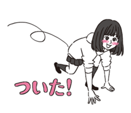 a lovesick girl sticker #10154469