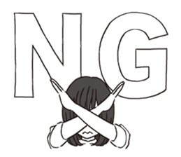 a lovesick girl sticker #10154480