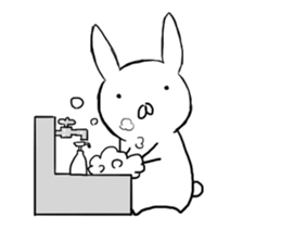 Strong cold rabbit sticker #10154830