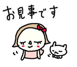 Cheer up Okappa and bear! sticker #10154897