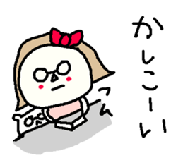 Cheer up Okappa and bear! sticker #10154910