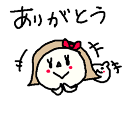 Cheer up Okappa and bear! sticker #10154914