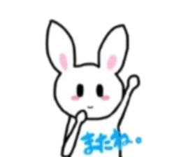 daily life rabbit. sticker #10155057