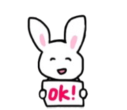daily life rabbit. sticker #10155058