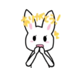 daily life rabbit. sticker #10155062