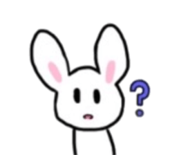 daily life rabbit. sticker #10155064