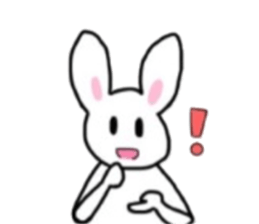 daily life rabbit. sticker #10155065