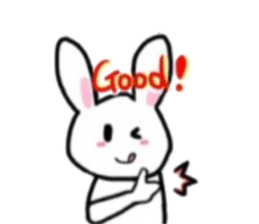 daily life rabbit. sticker #10155068