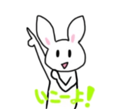daily life rabbit. sticker #10155071