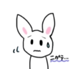 daily life rabbit. sticker #10155076