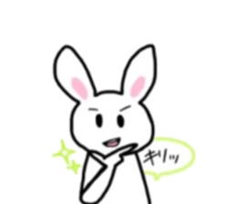 daily life rabbit. sticker #10155079